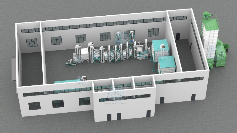 30ton_rice_mill_machine_layout_design